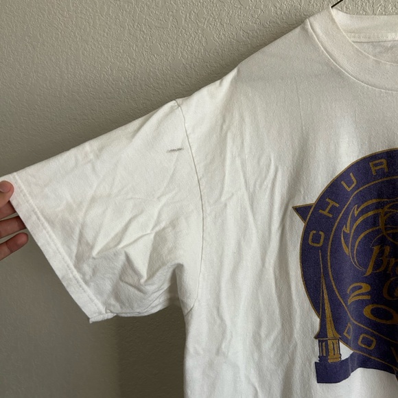 Vintage 2000 Churchill Downs Breeders Cup Champions Horse Racing White Tee Sz XL - Picture 3 of 8